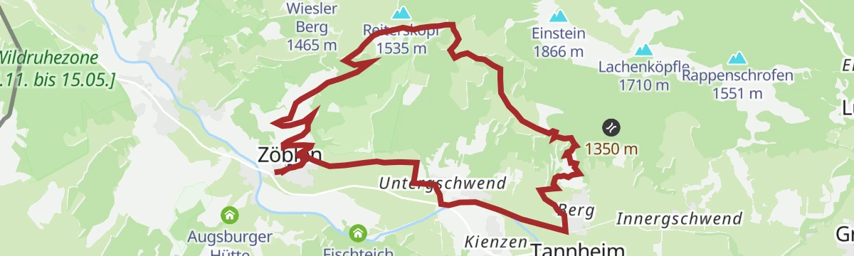 Route map: Lohmoos-Runde